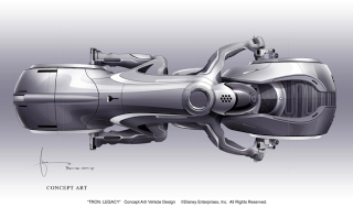 Illustration for article titled How Tron: Legacy Light Cycle Designers Made the Sexiest, Coolest Vehicle Ever